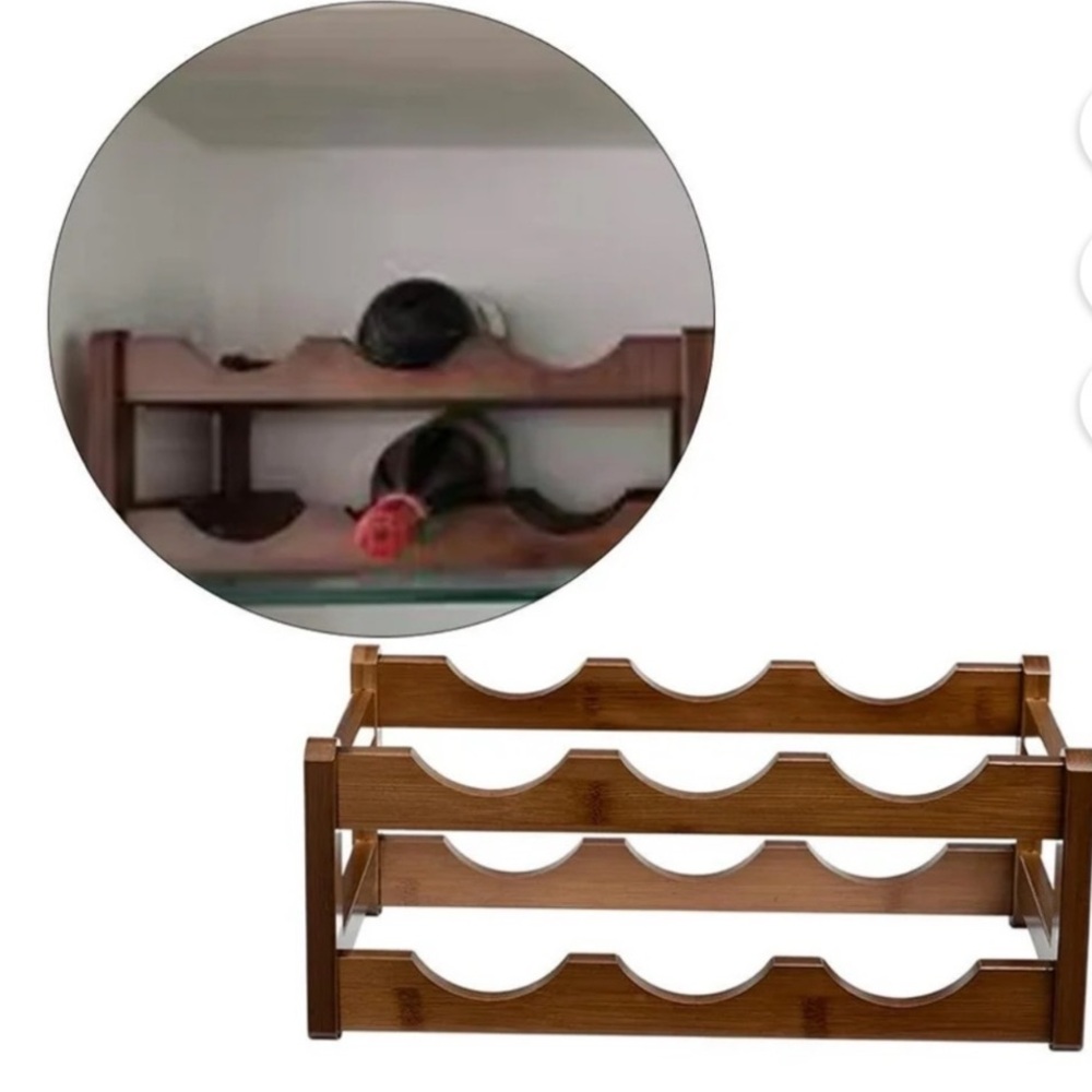 Tier Freestanding Wood Stackable Wine Rack-1 or 2 Tiers